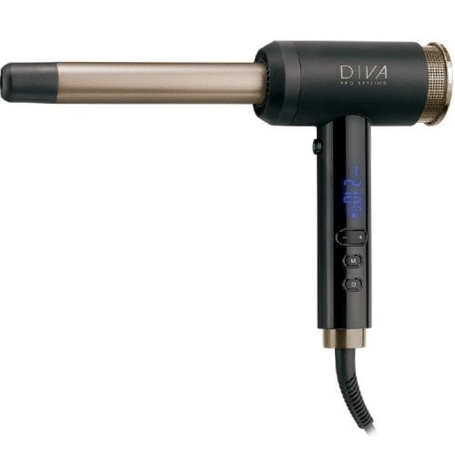 Diva Professional Air Curl 25mm - Keratin  Macadamia & Argan Oil barrels for an ultra-smooth & shiny finish