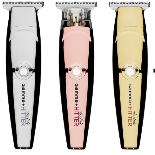 Gamma+ Absolute Hitter Professional Cordless Trimmer - Includes Gold, Rose Gold, and Chrome Cases