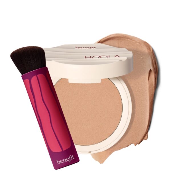 benefit Hoola Wave Cream Bronzer & Bronzer Brush (Various Shades) - Light