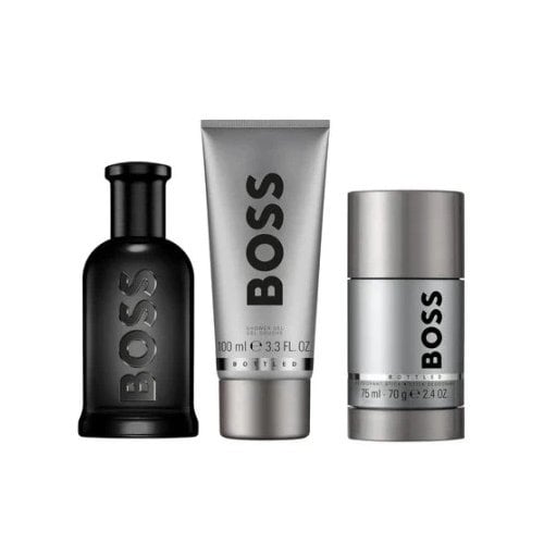 Hugo Boss Bottled Set 100ml EDP + 100ml Shower Gel + 75ml Deo Stick
