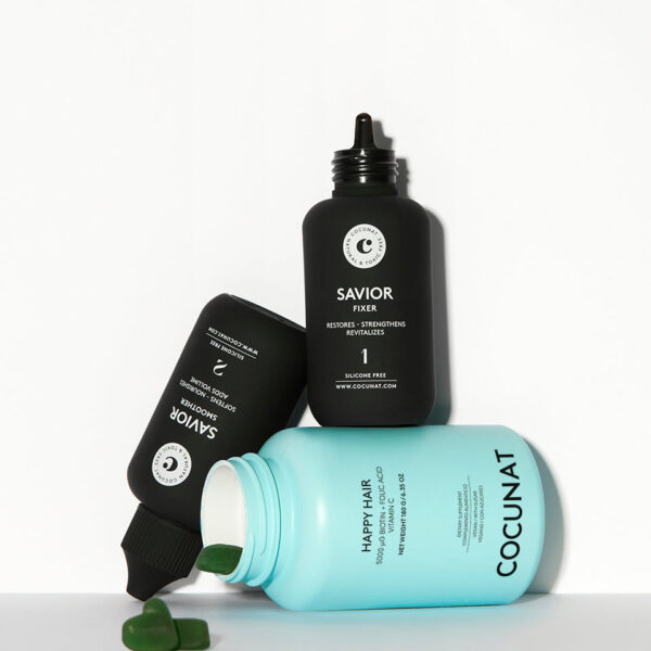 Repairing capillary treatment - Savior and Happy Hair - Strengthening vitamins - COCUNAT