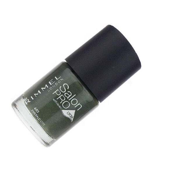 Rimmel Salon Pro With Lycra Nail Polish 12ml - 603 Emerald City