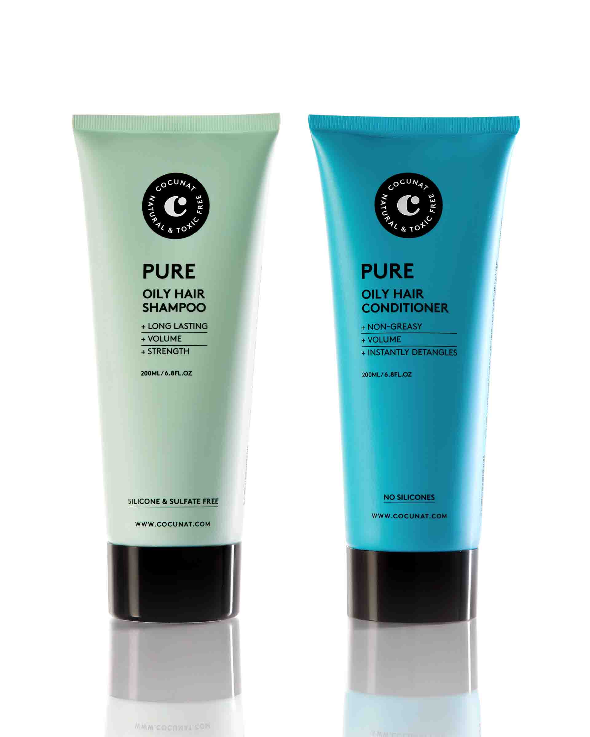 Pure Oily Hair Pack - Deeper & Longer-lasting Hair Cleansing - COCUNAT