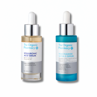 Smooth + Moisture Serum Duo | 2 / 30ml | The Organic Pharmacy