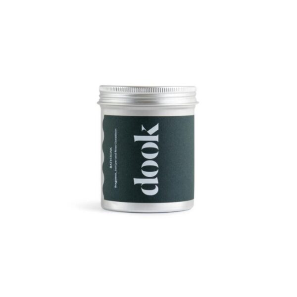 Dook Bath Soak: Bergamot, Juniper & Rose Geranium Bath Salts 200g Tin