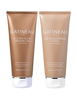 Gatineau Tan Accelerating Lotion And Golden Glow Gradual Tan Duo (Worth &Pound;74)