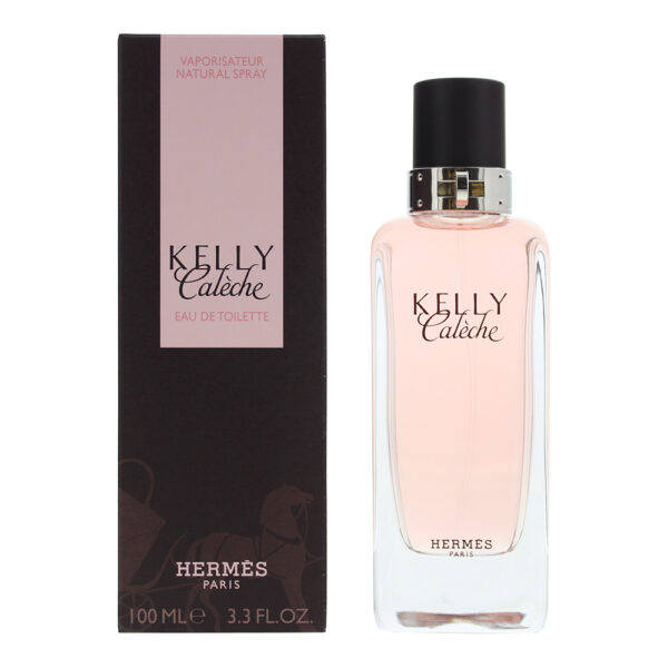 Hermes Womens Kelly Caleche Eau de Toilette 100ml Spray For Her - Rose - One Size