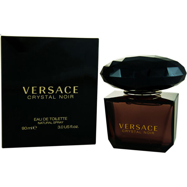 Versace Womens Crystal Noir Eau de Toilette 90ml Spray For Her - Orange - One Size