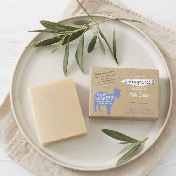 Cyril's Soap Shed Goat's Milk Soap - Unfragranced | Plastic-Free