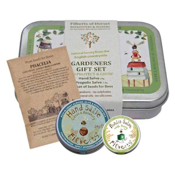 Gardeners Gift Tin by Filberts Bees