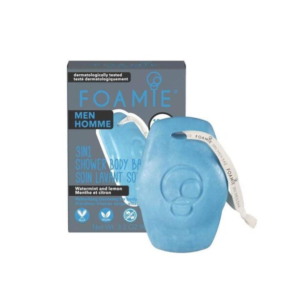 Mens 3-in-1 Shower Bar - Watermint & Lemon by FOAMIE