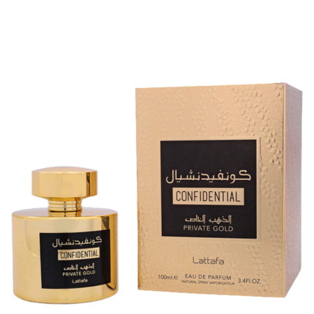 Lattafa Unisex Confidential Private Gold Eau De Parfum – 100 ml