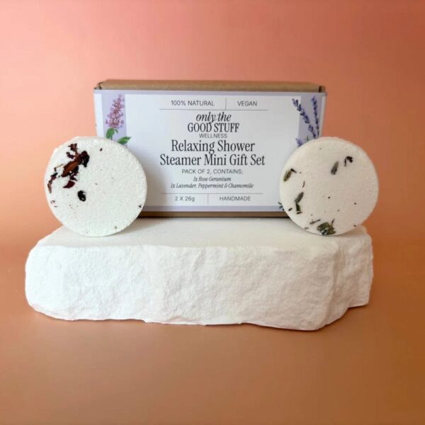 Two Piece Mini Shower Steamer Gift Set - Relaxing