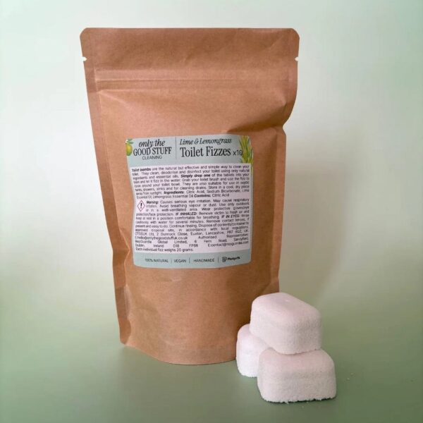 Lime & Lemongrass Toilet Fizzes - Pack of 10
