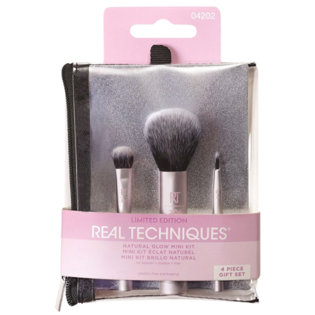Real Techniques Natural Glow Mini Makeup Brushes 4 pieces