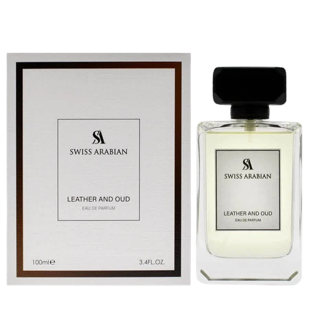 Swiss Arabian Leather and Oud Unisex Eau De Parfum - 100 ml