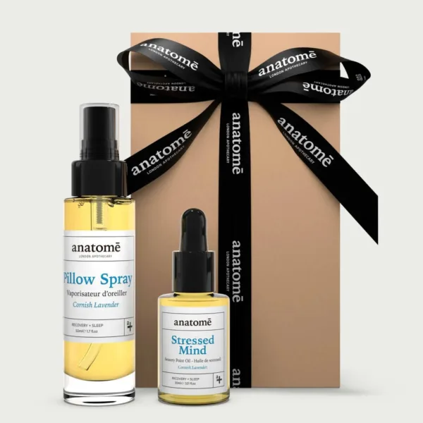 Anatome Cornish Lavender Gift of Good Sleep Pillow Spray & Sensory Point Oil