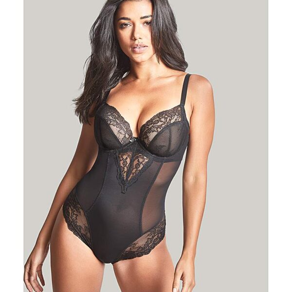Black Ana Wired Body Black - Panache - Size: 38J